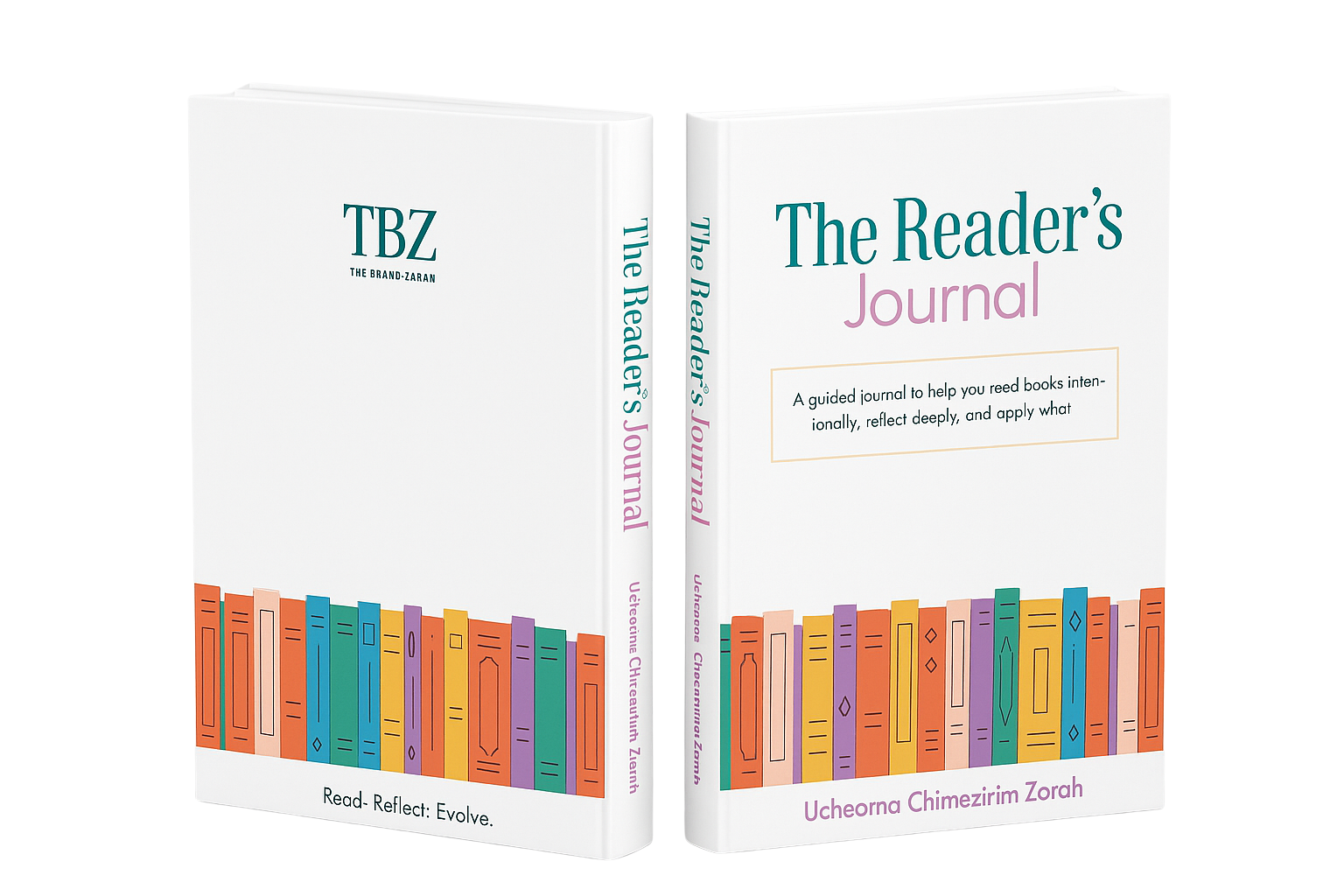 Reader Journal Book Mockup